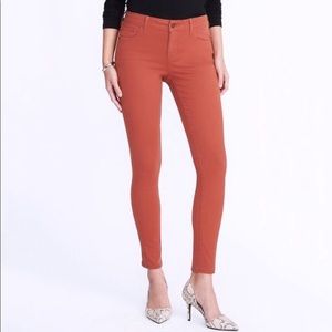 🍂Fall Staple: Mid-Rise Stretch Rust Skinny Jeans